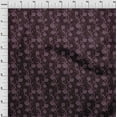 thumbnail image 4 of oneOone Viscose Chiffon Purple Fabric Floral Diy Clothing Quilting Fabric Print Fabric By Yard 42 Inch Wide, 4 of 5