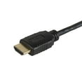 thumbnail image 4 of Monoprice 1.5' High Speed HDMI Micro Male to HDMI Male 34AWG Ethernet Cable Black 107555, 4 of 4