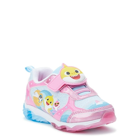 

Baby Shark Toddler Girls Lighted Athletic Sneakers Sizes 7-12