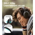 thumbnail image 3 of Restored Edifier W820NB Plus Hybrid Active Noise Cancelling Headphones - LDAC Codec - Hi-Res Audio Wireless & Wired - Fast Charge - 49H Playtime - Over Ear Bluetooth V5.2 Headphones- Black (Refurbished), 3 of 9