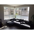 thumbnail image 3 of PVC 1879" Door Privacy Window Film Privacy Covering Non-Adhesive Static Frosted Decorative Window Glass Film for Mall Glass Wall/Glass Door/Kitchen/Privacy Window White, 3 of 8