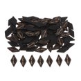 thumbnail image 2 of Abbracc 100 Pcs DIY Wooden Handmade Design Tag Button Sewing Crafts Supplies, Black, 2 of 6