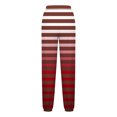 thumbnail image 4 of Dwaogom Women's Cargo Jogger Pants Fashion Blocked Printed Drawstring Pocket Bound Ankle Pants, 4 of 5