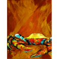 thumbnail image 1 of Caramel Coated Crab Flag Garden Size, 1 of 1