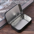 thumbnail image 3 of 95x60x21mm Black Tin Box Metal With Matte Candy Small, 3 of 4