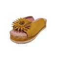 thumbnail image 2 of Vacaciones de ocio para mujer Cómodas flores de terciopelo Parte inferior gruesa plana con sandalias Wmkox8yii  ytu2068, 2 of 4