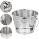 thumbnail image 5 of Cubo de hielo de acero inoxidable, recipiente de hielo resistente al desgaste, cubo de champán portátil, accesorio de barra, 5 of 5