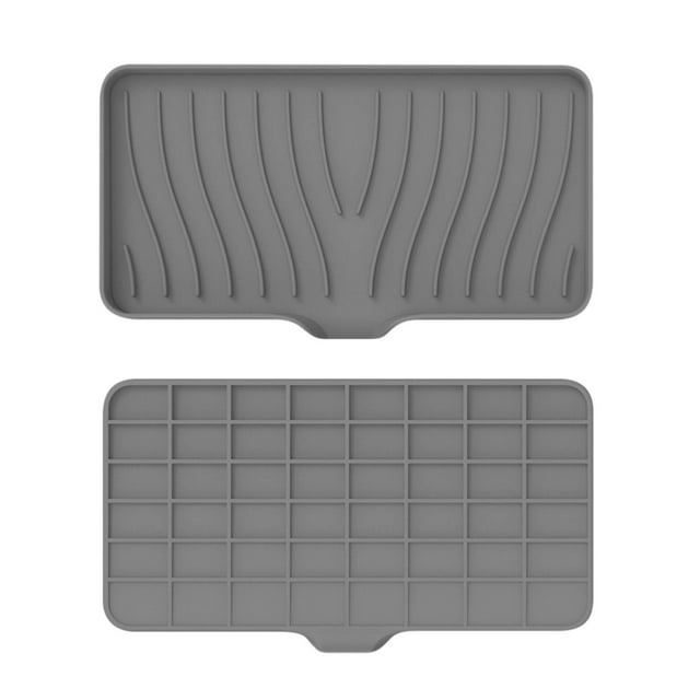 LSLJS Porte-Éponge en Gel Doux for Évier de Comptoir Plateau Storage for Kitchen Ou Salle de Bain, Accessoires Home Kitchen Gadgets