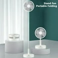 thumbnail image 4 of YOPTOP Ventilateur sur Pied Portable Pliant à Piédestal, Rechargeable par USB, Télescopique, Ventilateur de Table pour Plancher, 4 of 15