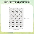 thumbnail image 4 of Kdxio Dachshund Dog Pattern Golf Towel (24" X 16") with Carabiner Clip - The Convenient Golf Cleaning Towel, 4 of 8