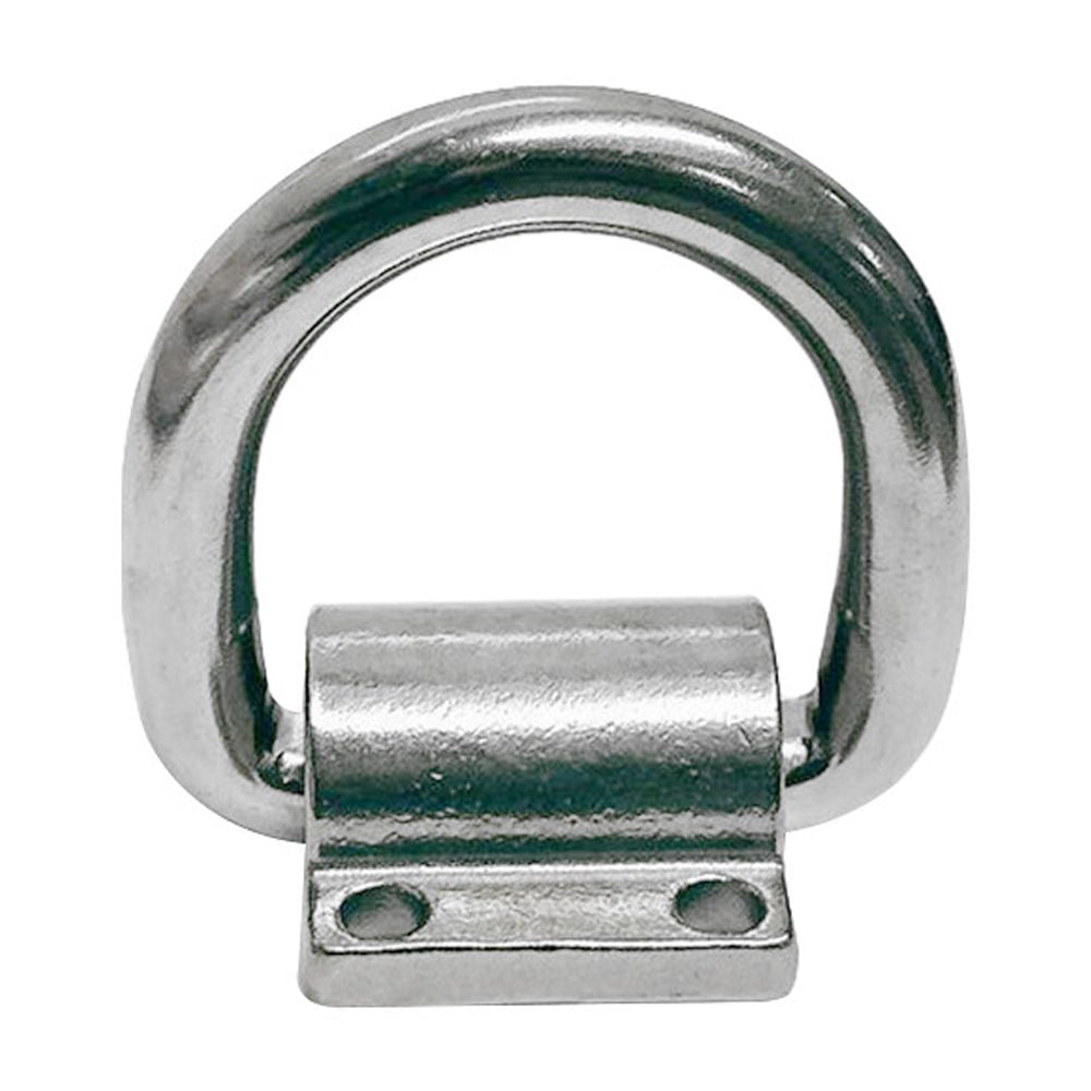 Marine Stainless Steel 3/4" Bolt-On Lashing Ring D-Ring Anchor Tie Down 4 Pcs
