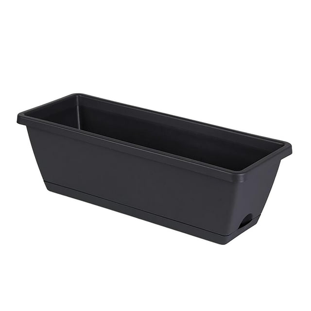 EGNMCR Seedling Tray Vegetable Planting Pot Plastic Flower Pot Balcony Vegetable Planting Trough The Monitor
