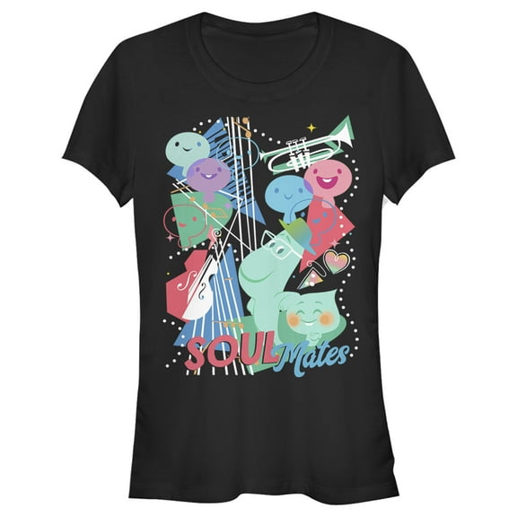 Junior's Soul Jazzy Souls Graphic Tee Black Medium