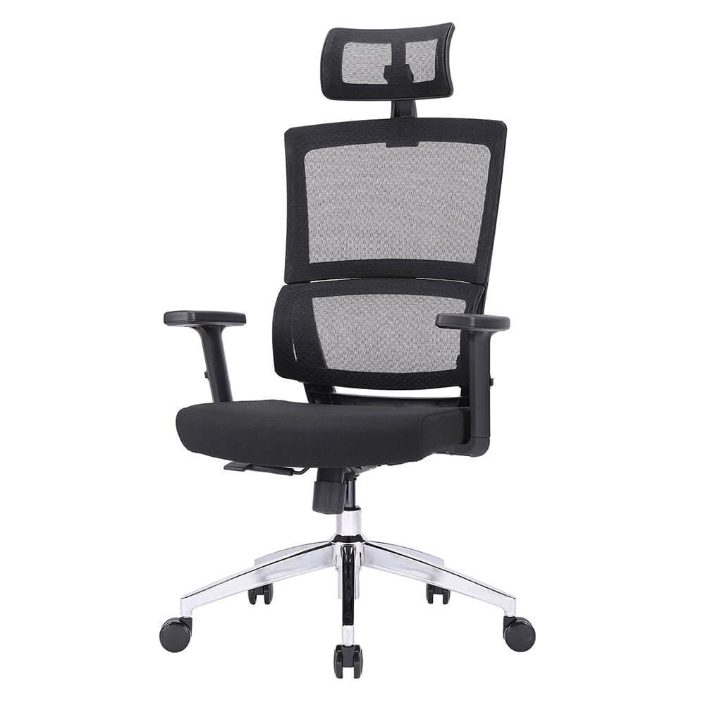 Kepooman Home Office Adjustable Rolling Mesh Computer Chair with High-Back & Lumbar Support, Black Kepooman Home Office Adjustable Rolling Mesh Computer Chair with High-Back & Lumbar Support, Black