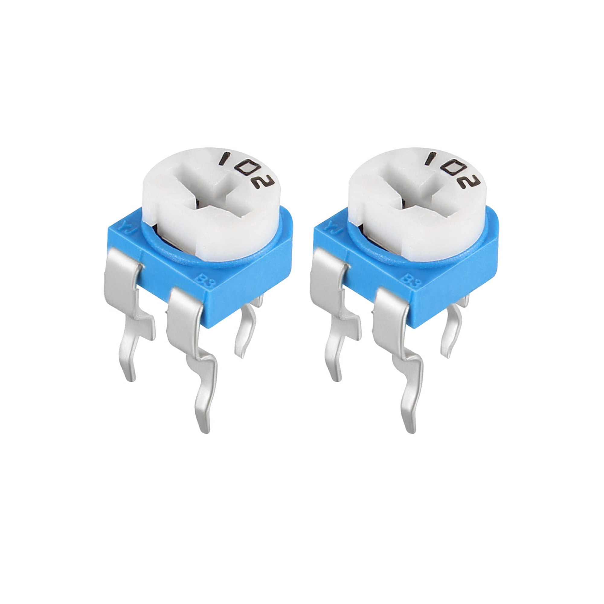uxcell 150 Pcs 10K Ohm Variable Resistors Top Adjustable Horizontal Cermet Potentiometer