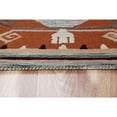 thumbnail image 4 of 4â€™ Round Terracotta Tribal Area Rug, 4 of 7