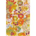 thumbnail image 1 of Unique Loom Tapis de Jardin Floral Lyon 6' x 9' Rectangle Ivoire/jaune, 1 of 2
