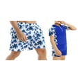 thumbnail image 1 of Father and Son Matching Leaves Print Swim Trunks/Boys Quick Dry Swimwear Bathing Suits, 1 of 7