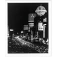 thumbnail image 2 of Historic Framed Print, [Japan - Tokyo - 5 photos by Australian Info. Bur; The Ginza at night], 17-7/8" x 21-7/8", 2 of 9