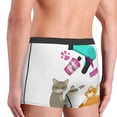 thumbnail image 6 of Cauagu Pet Care Grooming Print Boxer Briefs for Men,Comfortable Breathable Men's Underwear Moisture Wicking Underpants -Small, 6 of 8