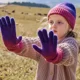 thumbnail image 5 of Invierno Cálido Niños Adultos Unisex Punto Guantes Largos, 5 of 8