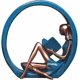 thumbnail image 1 of Resin Yoga Girl Figurines Women Statues Desk Decorations Yoga Figurines and Sculptures for Home Decor & Office Desk Decor - Style 2, 1 of 4