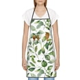 thumbnail image 4 of Anti-Fouling Belt Pocket Elasticated Apron - Non-Slippery Non-Fading Non-Shrinking Non-Crinkly Water-Repellent Watercolor Light Green Leaves (1), 4 of 8
