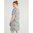 thumbnail image 4 of Joyspun Women’s Short Sleeve Sleep Shirt, Sizes S/M to 2X/3X, 4 of 6