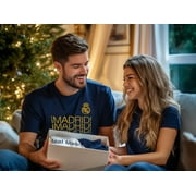 Real Madrid 5-piece Soccer Set, Ultimate Fan Pack includes: Jacket, T-Shirts,Jersey, Scarf, And Ball - Medium