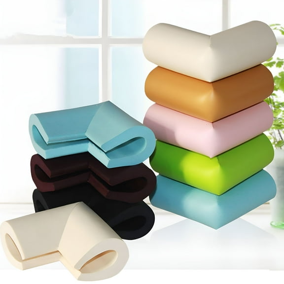 LAMIRO 12 Pcs Corner Protectors for Furniture, Extra Thick Premium High Density NBR Rubber Furniture Table Edge & Corner Guard Baby Proofing Bumper Protector