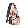 thumbnail image 2 of ZICANCN Crossbody Sling Bag for Men Women - Pumpkin Cat Pattern Casual Shoulder Backpacks for Travel Sport Climbing Runners Daypack, 2 of 9