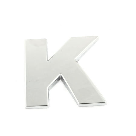 Adhesive Car Badge - Self Adhesive Stickers Car Auto 3D Emblem Badge Decal Letter Chrome Symbol K