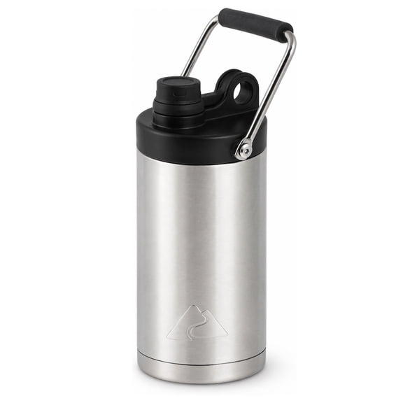 Ozark Trail 1/2 gal Stainless Steel Insulated Water Jug, Silver