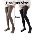 thumbnail image 5 of Extra Long Socks Thigh High Cotton Socks Extra Long Knee Boot Stockings for Women-Style 2, 5 of 5