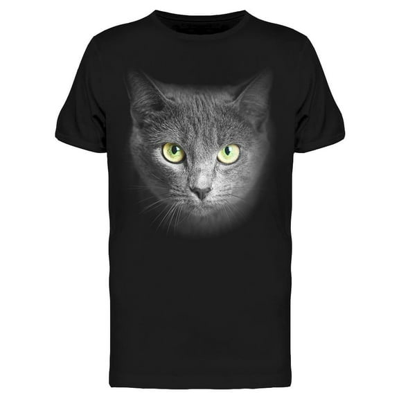 Portrait Of Face Cat T-Shirt Men -Image by Shutterstock, Male 3X-Large