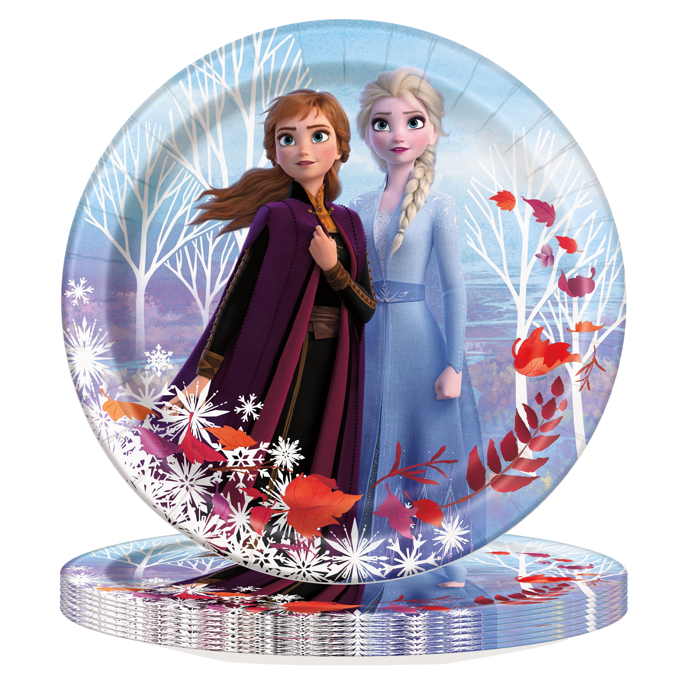 Multicolor AR Interactive Disney Frozen Paper Dinner Plates, 9in, 8ct