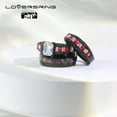 thumbnail image 4 of 3pc His and Hers Wedding Ring Sets Couples Rings Black Gold Plated Red Ruby Cz Titanium band, 4 of 7