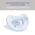 thumbnail image 5 of Chicco PhysioForma® One-Piece Silicone Pacifier, 0-6 Months, 2pk - Blue/Green, New, 5 of 10