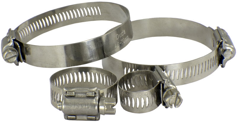 uxcell® 1.6-inch to 2.5-inch Clamping Range 304 Stainless Steel US Type Hose Clamp 10pcs