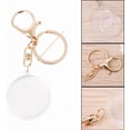 thumbnail image 4 of Acrylic Coin Holder With Pad For 30mm 27mm Keyring Alloy Keychain, Silver, 4 of 4