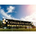 thumbnail image 5 of Graduation Decoration 2026 Congrats Grad Banner Yard Sign Class of 2026 Banner Photo Booth Backdrop College Graduation Party Supplies Black 19" X 118", 5 of 7