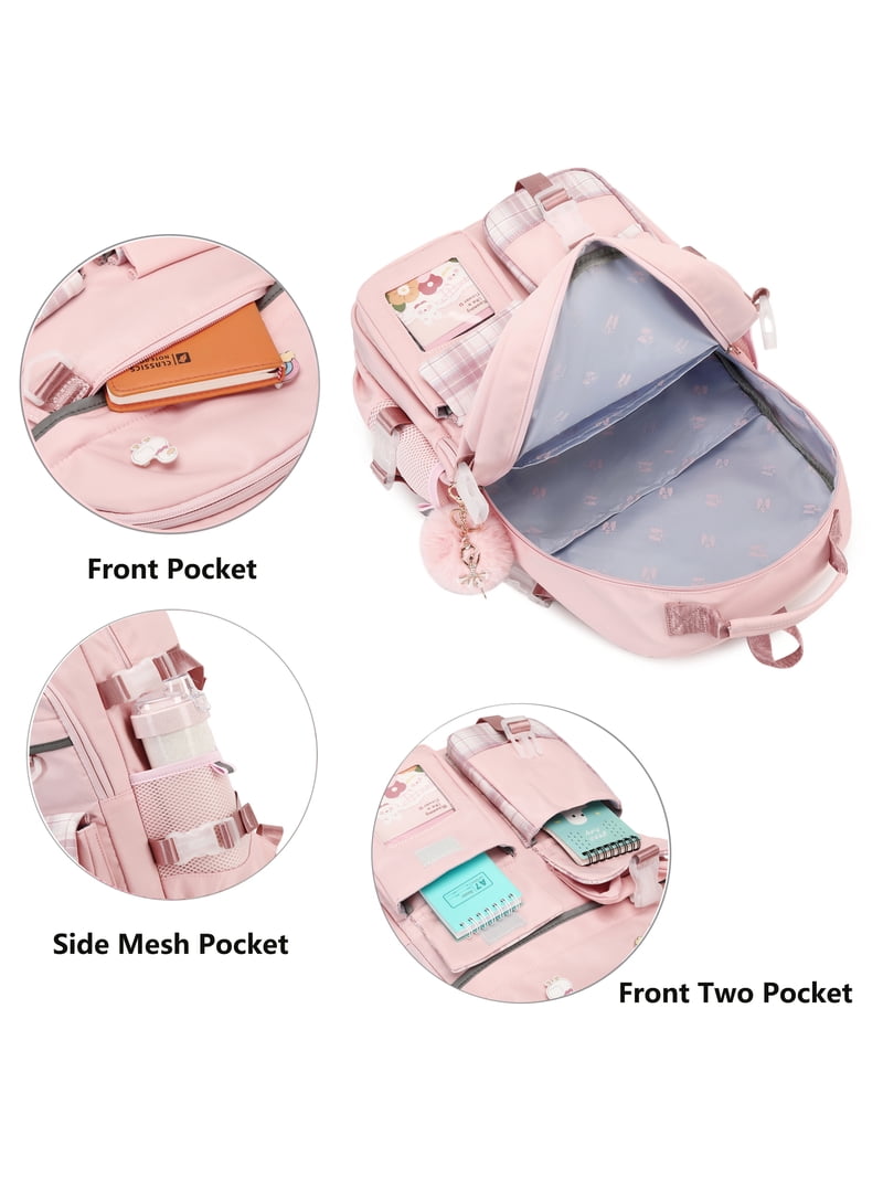 AO ALI VICTORY, Backpack for Girls, 15.6 inch Laptop School Bag