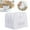 White, variant on SeekLGT Foldable Rack Pot Lid Organizer - Cabinet Pan Lid Holder Kitchen Storage for Pots Bakeware Plates Cutting Boards Countertop