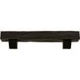 thumbnail image 2 of Ekena Millwork 6"H x 8"D x 60"W Riverwood Faux Wood Fireplace Mantel Kit with Ashford Corbels, Natural Ash, 2 of 10