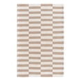 thumbnail image 3 of Unique Loom Decatur Collection Area Rug - Striped (2' 2" x 3' 1" Rectangle Taupe/Ivory), 3 of 7