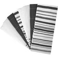thumbnail image 3 of Bumble Premium Kitchen Towels (16”x 28”, 8 Pieces) Cotton Kitchen Hand Towels Striped 420 GSM Highly Absorbent Tea Towels Set - Grey, 3 of 8