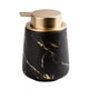 thumbnail image 1 of Dispensador de jabón de manos en loción de cerámica, bomba fácil de presionar, dispensador de desinfectante de manos para baño recargable, 1 of 5