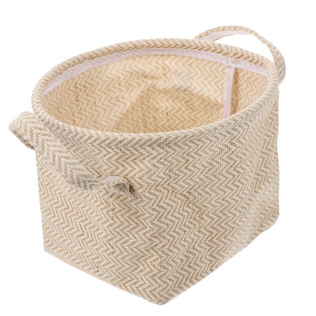 

Hemoton 1pc Simple Cloth Art Flowerpot Household To Receive Store Content Basket