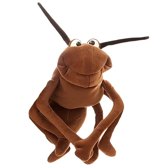 Playful Minds Living Puppets – Addie the Ant Hand Puppet, 14-Inch Plush Puppet for Kids, Soft Handcrafted Puppet with Moveable Mouth and Head