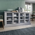 thumbnail image 2 of BELLEZE Modern Farmhouse Wood Sideboard Buffet - Liam (Stone Gray), 2 of 7